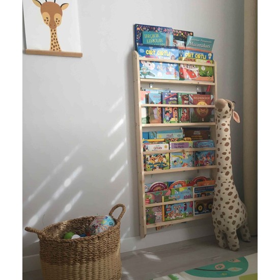 algı ahşap montessori eğitici Çocuk odası kitaplık rafı fiyatı