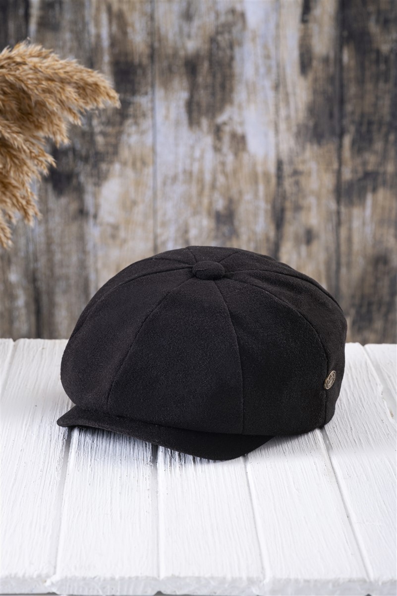 Göreme Aksesuar Kışlık Ingiliz Kasket Dökümlü Peaky Blinders Model Erkek Kasket