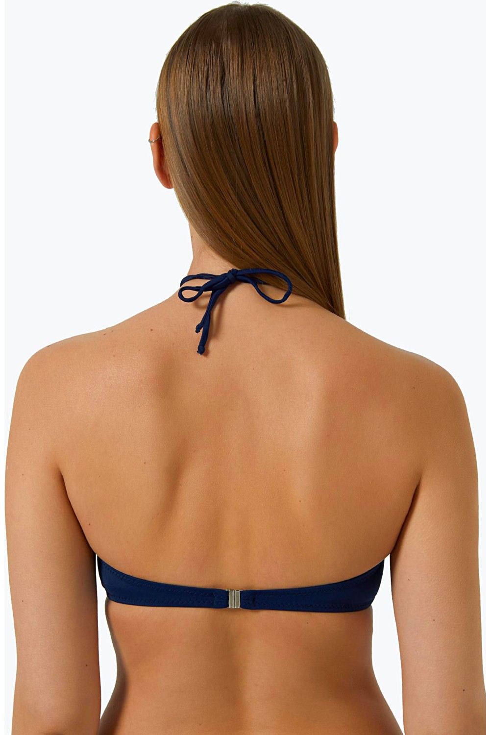 Ayyıldız 63541 Beyaz Straplez Bikini Üstü görsel 4