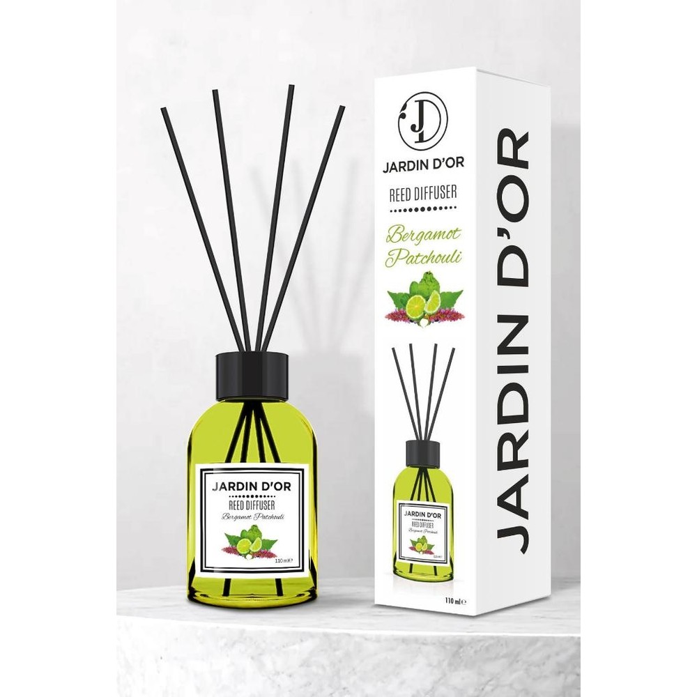 Jardin D'or Jardın D'or 110 ml  Bergamot Patchoulı Reed Dıffuser Çubuklu Oda Kokusu