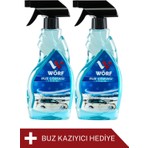 Wörf Buz Çözücü Sprey 500 ml Eko Seri 2'li + Pratik Buz Kazıyıcı