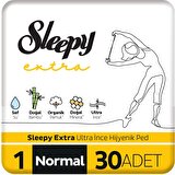 Sleepy Extra Ultra Ince Hijyenik Ped Normal 30 Adet Ped