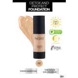 Note Detox & Protect Fondöten Canlandırıcı Etki 01 Beige