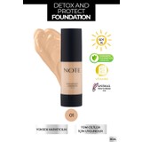 Note Detox & Protect Fondöten Canlandırıcı Etki 01 Beige