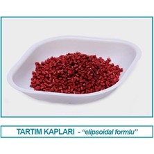 Isolab 037.05.100 Tartım Kabı - P.s - Elips Form - Beyaz - 100 ml (100 Adet)