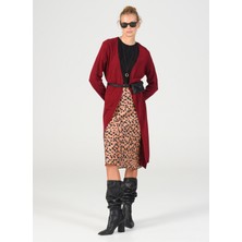 People By Fabrika Bordo Kadın Hırka Ad-H4