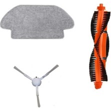 Srfn Ticaret Xiaomi Mi Robot Vacuum Mop Pro Seti: 1 Adet Fiber Mop Bezi - 1 Adet Ana Fırça - 1 Adet Yan Fırça