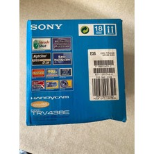 Sony CCD-TRV438E Hi8 990X Zoom Video Kamera Nostalji Batarya Sorunlu