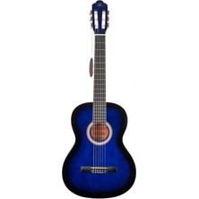 Barcelona Lc 3900 Bb Mavi Siyah Sunburst Klasik Gitar.