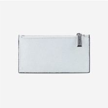 Dfonce Cooluxury Hakiki Deri Unisex Cüzdan White Beyaz Floter