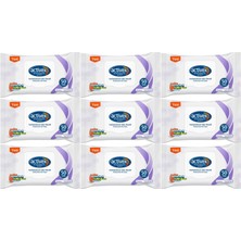 Activex Islak Havlu Mendil Hassas 50 Yaprak 9 Lu Set (450 Yaprak) Plastik Kapaklı