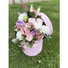 Z&B Flowers Sevgiliye Hediye,çiçek Kutusu,yapay Çiçek,isteme Çiçeği,gül