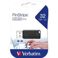 Verbatim 32GB USB 2.0 PinStripe Bellek