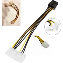 OEM 2x4 Molex & Pcıe 8 Pin Ekran Kartı Güç Kablosu (3 Adet)