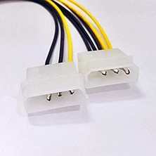 OEM 2x4 Molex & Pcıe 8 Pin Ekran Kartı Güç Kablosu (3 Adet)