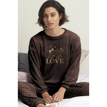 Ayyıldız 55853 Kadife Pijama Takımı