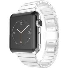 kilifone Apple Watch Ultra 49MM - Kordon Seramik Strap Kayış Krd-16 - Beyaz