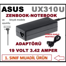 Ata Elektronik Muadil - Asus X515 Laptop Notebook Uyumlu Şarj Aleti Adaptörü 19 Volt 3.42 Amper Şarz - 19V 3.42A - 4.0mm 1.35MM