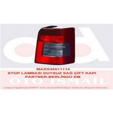 Mars Stop Lambasi Duysuz Sağ Çift Kapi Partner-Berlingo Em
