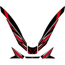 GP Kompozit Honda PCX 125 2021-2024 Uyumlu Ön Grenaj Pad Kırmızı