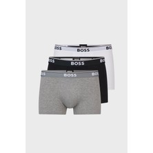 Boss Streç Pamuklu 3 Pack Boxer Erkek Boxer 50475274 999