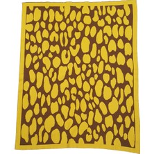 BebeMekan Leopar Baskılı Bebek Battaniye 90X120 cm