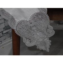 Çeyiz Diyarı Sofia 5 Parça Keten Salon Takımı Krem Silver