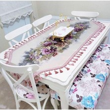 Çeyiz Diyarı Golden Rose Love Lüx Püsküllü Runner