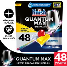 Finish Quantum Max Bulaşık Makinesi Deterjanı Tableti / Kapsülü Limonlu 48 Yıkama