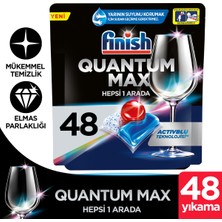 Finish Quantum Max Bulaşık Makinesi Deterjanı Tableti / Kapsülü 48 Yıkama