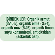 Gerber Organik Elmalı ve Muzlu Armut Püresi 90 gr