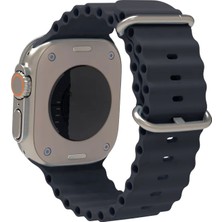 Nezih Case Apple Watch Seri 2/3/4/5/6/7/8/se/ultra 42MM 44MM 45MM 49MM Ocaean Loop Metal Toka Silikon Kordon