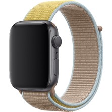 Nezih Case Watch Seri 5/6/7/8/9/se 38/40/41mm Seri 10 42 / Seri 11 42mm Uyumlu Spor Kumaş Kordon