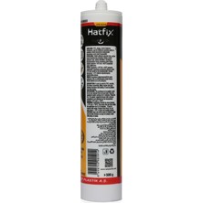 Hatfix Silikonize Mastik Siyah 500gr