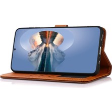 Lr Joyful  12 Lite İçin Deri Cüzdan Telefon Kılıfı - Rose Gold (Yurt Dışından)