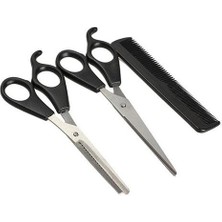 Ice Dahayokmu Berber Tıraş Seti - Makas Tarak Önlük - 4 Parça Özel Set