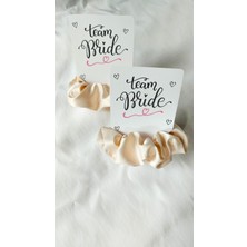 Çikoleyt Design Team Bride Bekarlığa Veda Hediyelik Kartlı Toka Krem 2 Adet