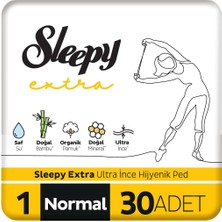 Sleepy Extra Ultra Ince Hijyenik Ped Normal 30 Adet Ped