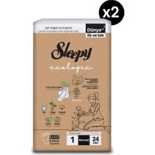 Sleepy Ecologic Premium Plus Hijyenik Ped Normal 48 Adet Ped