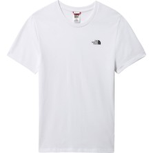 The North Face W SS Sımple Dome Tee Beyaz Kadın T-Shirt NF0A4T1AFN41