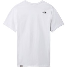 The North Face W SS Sımple Dome Tee Beyaz Kadın T-Shirt NF0A4T1AFN41