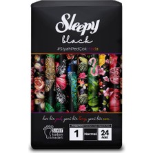 Sleepy Black Premium Plus Hijyenik Ped Normal 24 Adet Ped