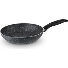 Lines Yonca Desensiz Kulp Granit Tava Gri - 26 cm