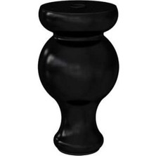 Dizaynaks Mat Siyah Bombe Ayak 12 cm