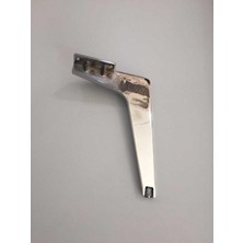 Paris Dekoratif Mobilya ve Koltuk Ayağı Parlak Krom 15 cm