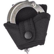 Istikamet  Imperteks Açık Kelepçe Kılıfı Metal Kelepçe Kılıfı Siyah