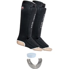 Dragon Elastik Kaval Koruyucu Kick Boks Muay Thai Kaval Koruyucu ve Dişlik 2’li Set