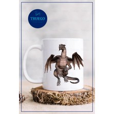 Truego Baskılı Kupa Bardak Seramik Mug - Dinozor