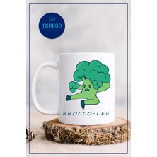 Truego Baskılı Kupa Bardak Seramik Mug - Brocco- Lee