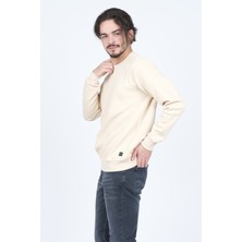 Metropolitan Erkek Bisiklet Yaka Sweatshirt 62422106 Bej